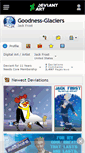 Mobile Screenshot of goodness-glaciers.deviantart.com