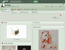 Tablet Screenshot of dewlinaz.deviantart.com
