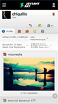 Mobile Screenshot of chiquillo.deviantart.com