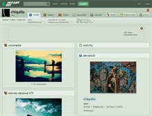 Tablet Screenshot of chiquillo.deviantart.com