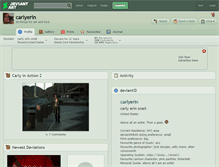 Tablet Screenshot of carlyerin.deviantart.com