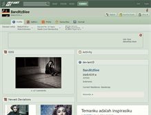 Tablet Screenshot of banditzblee.deviantart.com