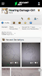 Mobile Screenshot of hearing-damage-girl.deviantart.com