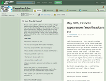 Tablet Screenshot of caesarfanclub.deviantart.com