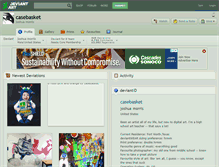 Tablet Screenshot of casebasket.deviantart.com