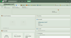 Desktop Screenshot of inflatanation14437.deviantart.com
