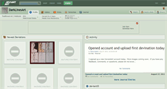 Desktop Screenshot of darklinesart.deviantart.com