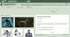 Desktop Screenshot of colautumnsovercoat.deviantart.com