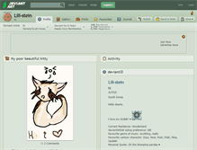 Tablet Screenshot of lili-stein.deviantart.com
