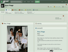 Tablet Screenshot of beau-visage.deviantart.com