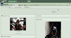 Desktop Screenshot of leon-87.deviantart.com