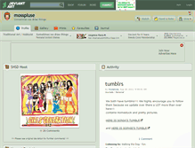 Tablet Screenshot of mosspluse.deviantart.com