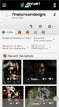 Mobile Screenshot of finalscreamdesigns.deviantart.com