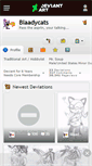 Mobile Screenshot of blaadycats.deviantart.com