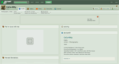 Desktop Screenshot of coco-kitty.deviantart.com