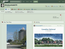 Tablet Screenshot of illinoiscentral6070.deviantart.com