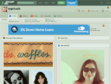 Tablet Screenshot of angelica86.deviantart.com