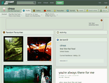 Tablet Screenshot of cirous.deviantart.com
