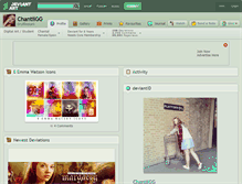Tablet Screenshot of chantiigg.deviantart.com