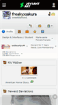 Mobile Screenshot of freakyxsakura.deviantart.com