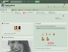Tablet Screenshot of freakyxsakura.deviantart.com