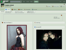 Tablet Screenshot of lisajen-stock.deviantart.com