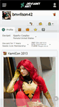 Mobile Screenshot of bnwilson42.deviantart.com