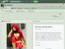Tablet Screenshot of bnwilson42.deviantart.com