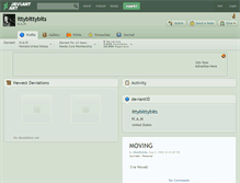 Tablet Screenshot of ittybittybits.deviantart.com