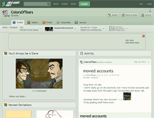 Tablet Screenshot of colorsoftears.deviantart.com
