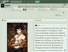 Tablet Screenshot of nishi06.deviantart.com