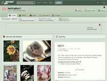 Tablet Screenshot of karinsaboz1.deviantart.com
