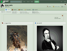 Tablet Screenshot of dejan-delic.deviantart.com