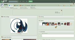 Desktop Screenshot of ineria.deviantart.com