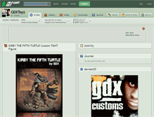 Tablet Screenshot of gdxtoyz.deviantart.com