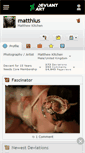 Mobile Screenshot of matthius.deviantart.com