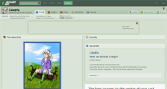 Desktop Screenshot of caladria.deviantart.com