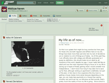 Tablet Screenshot of misticas-haven.deviantart.com