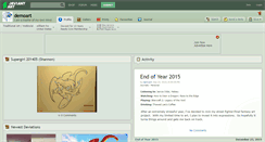 Desktop Screenshot of demoart.deviantart.com