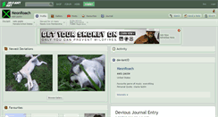 Desktop Screenshot of neonroach.deviantart.com