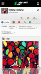 Mobile Screenshot of feline-feline.deviantart.com