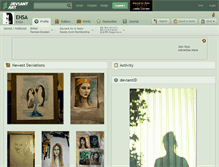 Tablet Screenshot of ehsa.deviantart.com