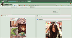 Desktop Screenshot of elizabethnixon.deviantart.com