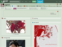 Tablet Screenshot of angelnel.deviantart.com