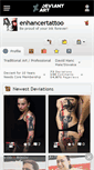 Mobile Screenshot of enhancertattoo.deviantart.com