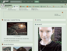 Tablet Screenshot of jemnisimi.deviantart.com