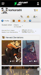 Mobile Screenshot of korkoroshi.deviantart.com