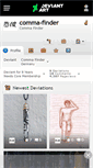 Mobile Screenshot of comma-finder.deviantart.com