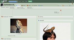 Desktop Screenshot of dunkleosteus-noir.deviantart.com