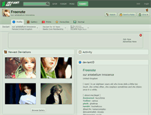 Tablet Screenshot of freenote.deviantart.com